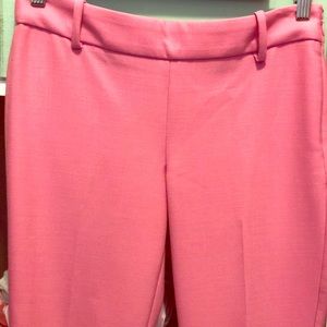 J.Crew Minnie Pant -Pink Lightweight Wool